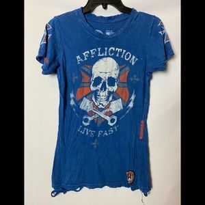 Affliction skull ☠️ tee